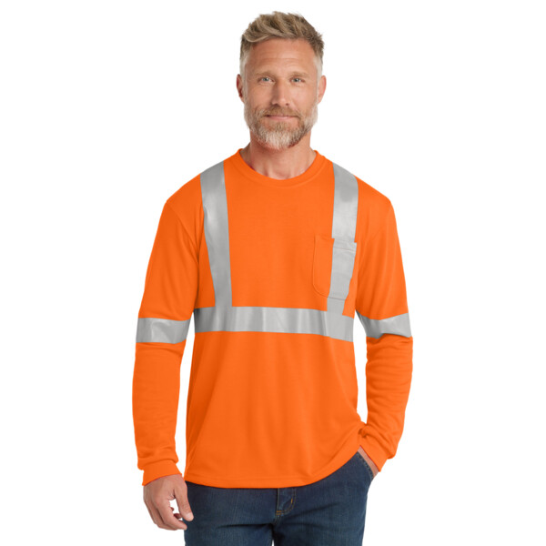 Ansi 107 Class 2 Long Sleeve Safety T Shirt Thumbnail