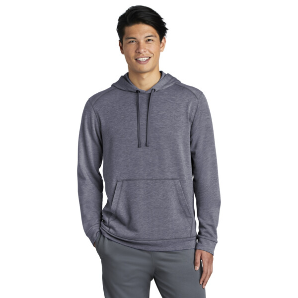 ® PosiCharge ® Tri Blend Wicking Fleece Hooded Pullover Thumbnail